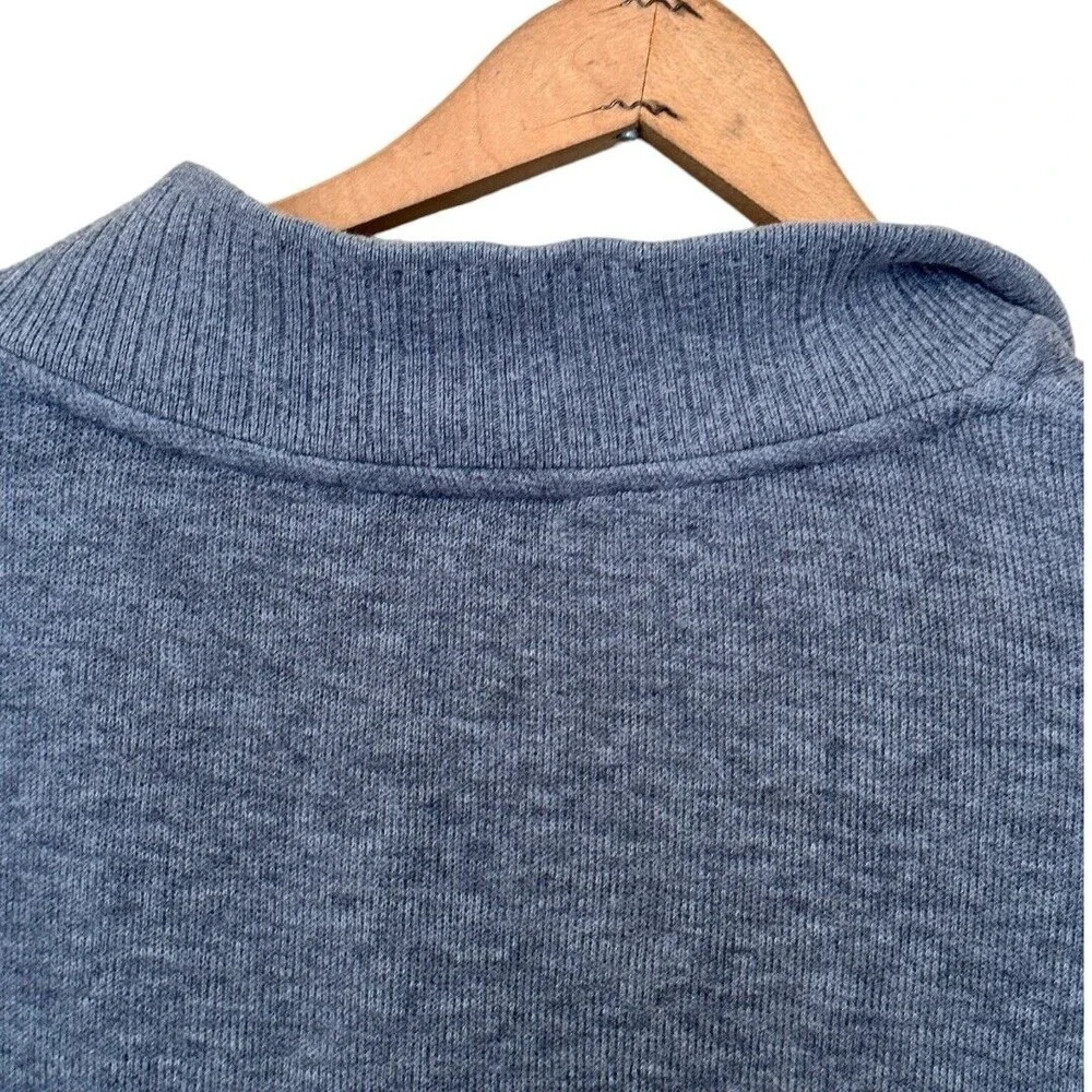 Cutter & Buck Sweater Men’s Size Large Gray 1/4 Zip Pullover 100% Cotton - Picture 4 of 11
